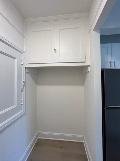 washroom featuring hardwood / wood-style flooring