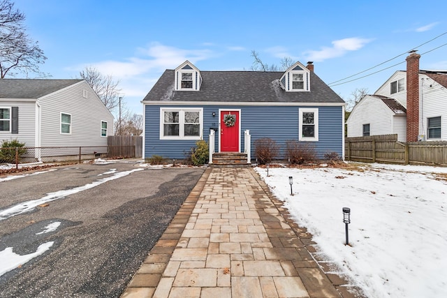 view of cape cod-style house