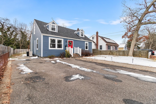 view of cape cod-style house