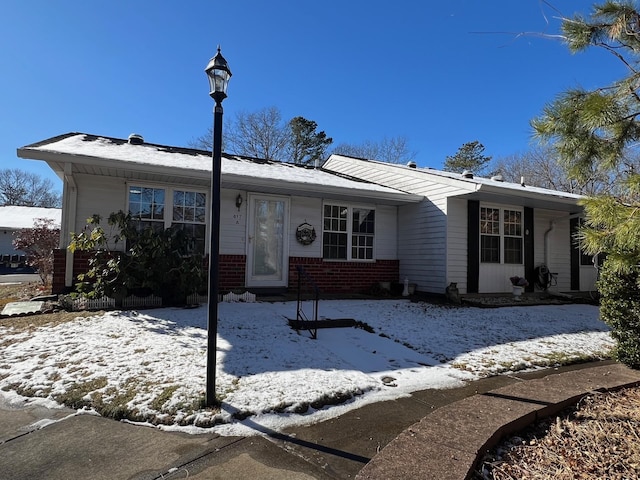 view of ranch-style house