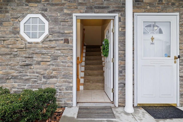 view of entrance to property