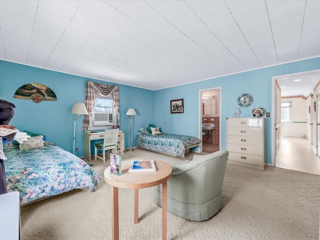 80-51 Little Neck Pkwy, Glen Oaks, NY 11004 - bedroom featuring connected bathroom and cooling unit