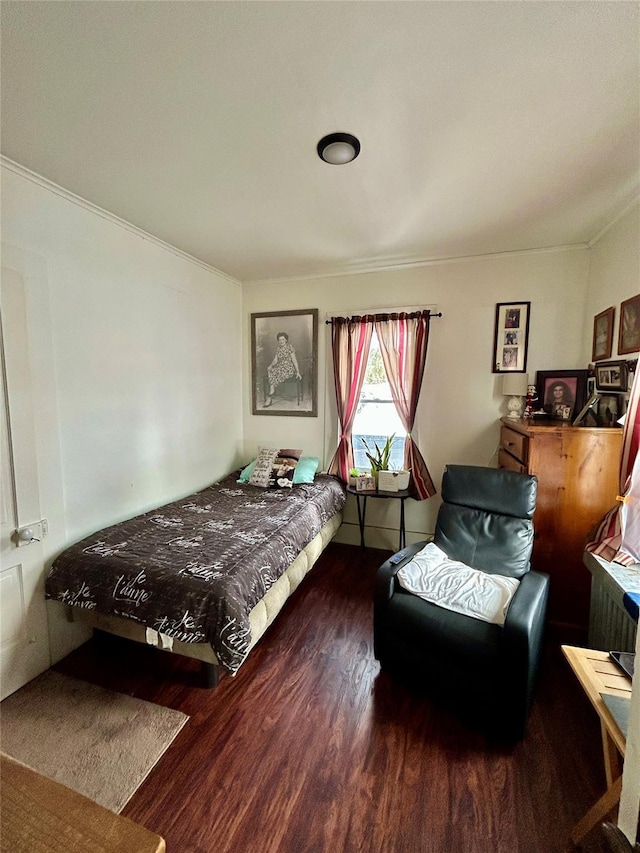 bedroom featuring hardwood / wood-style floors