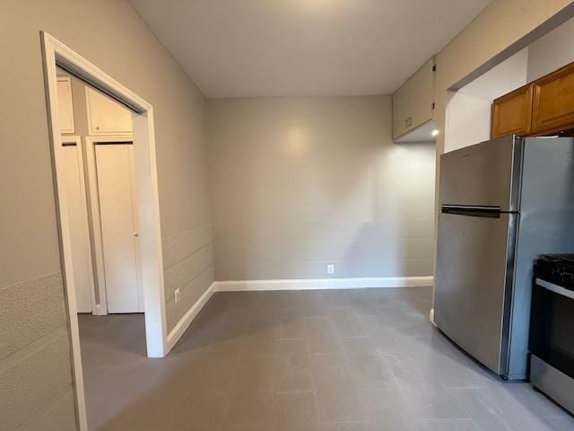 kitchen with appliances with stainless steel finishes