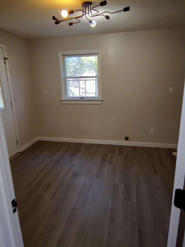129 Franklin Ave, Monroe, NY 10950 - empty room featuring dark hardwood / wood-style floors