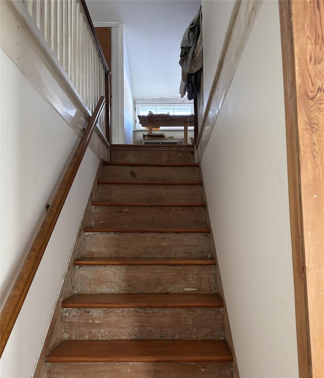 view of stairs