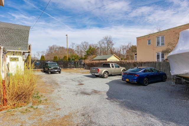 view of parking