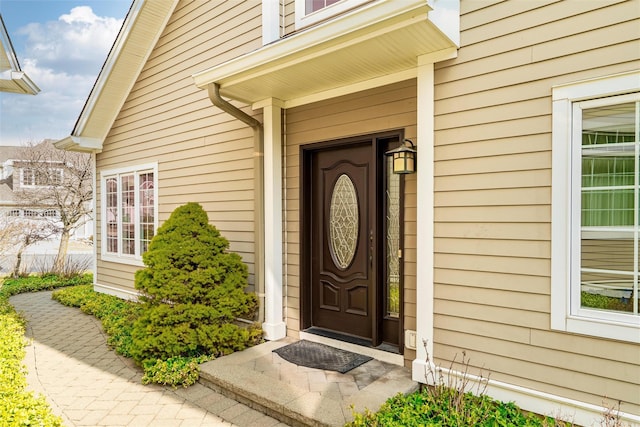 view of entrance to property