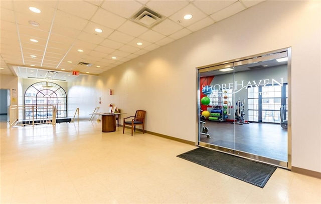 view of community lobby