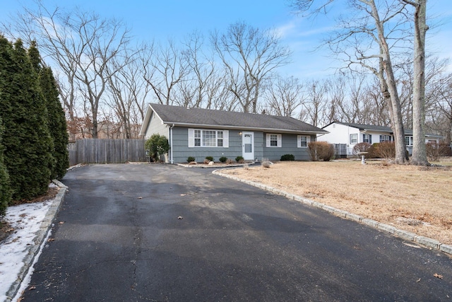 view of ranch-style house