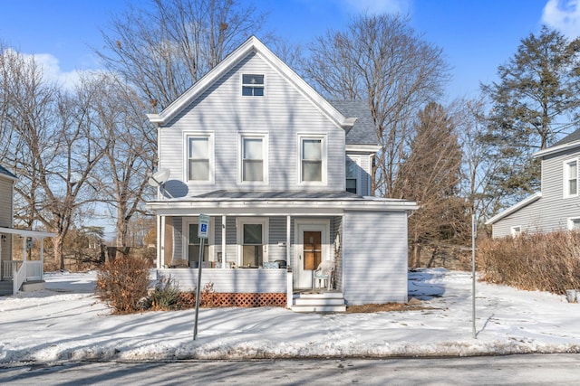 view of front of house featuring a porch