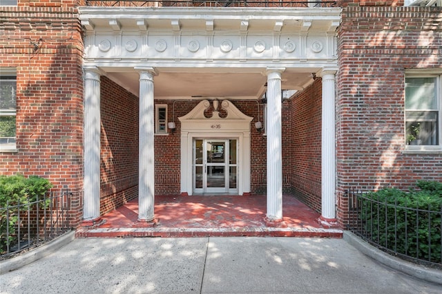 view of entrance to property