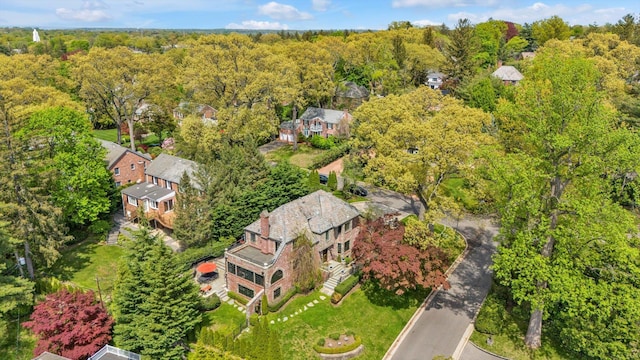 183 Mill Spring Rd, Manhasset, NY 11030 - drone / aerial view of a forest