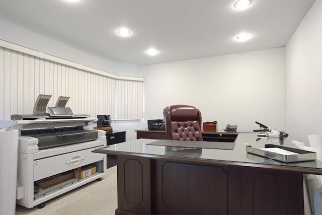 1 Lake Dr, Middle Island, NY 11953 - office with light carpet and recessed lighting