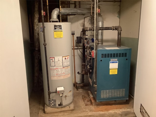 utilities with gas water heater