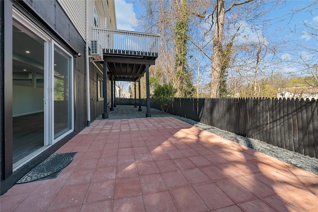 33 Potter Ln, Huntington, NY 11743 - view of patio with a fenced backyard