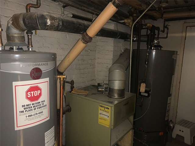 utilities with gas water heater