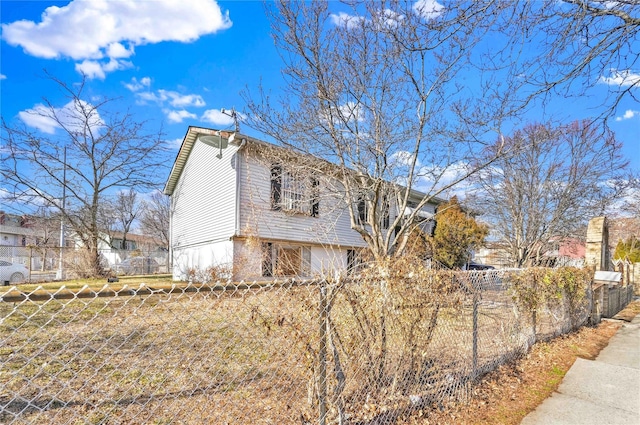 view of side of property