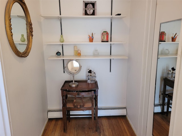 interior details featuring hardwood / wood-style floors