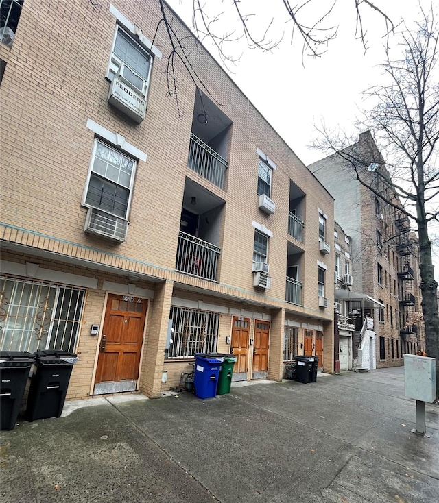 view of property featuring cooling unit