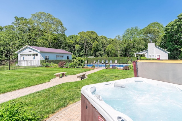 1125 Ole Jule Ln, Mattituck, NY 11952 - view of yard featuring a hot tub