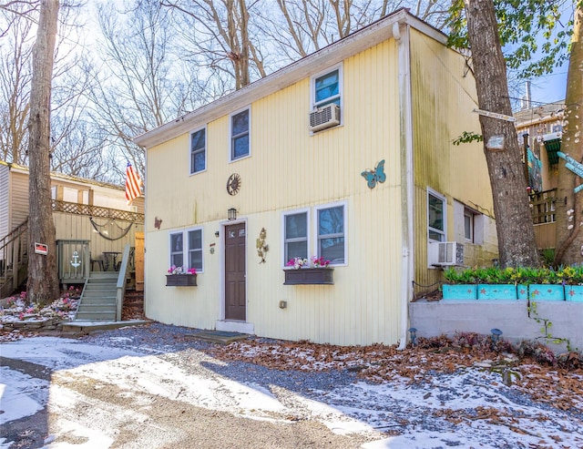 5 Surfway S, Baiting Hollow, NY 11933 - view of front facade with cooling unit