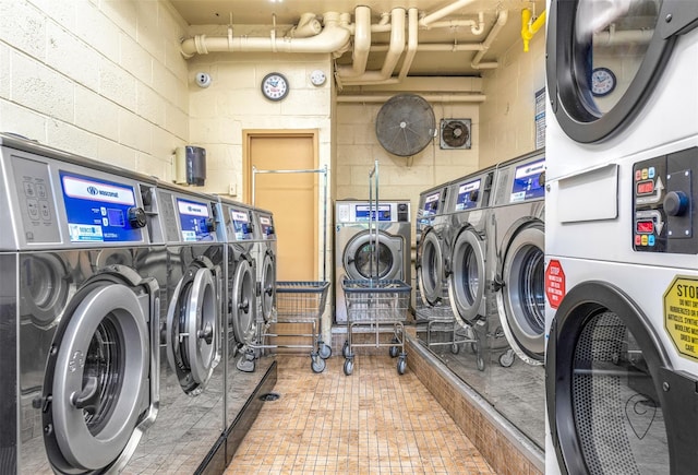 laundry room with separate washer and dryer