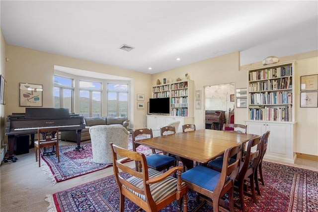 view of dining area