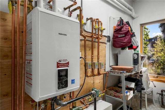 utilities with tankless water heater