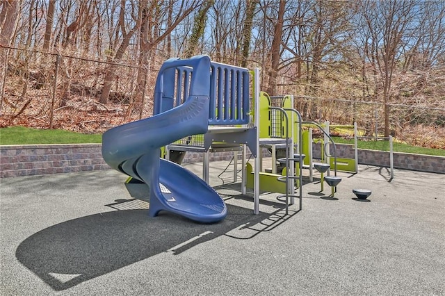 view of jungle gym