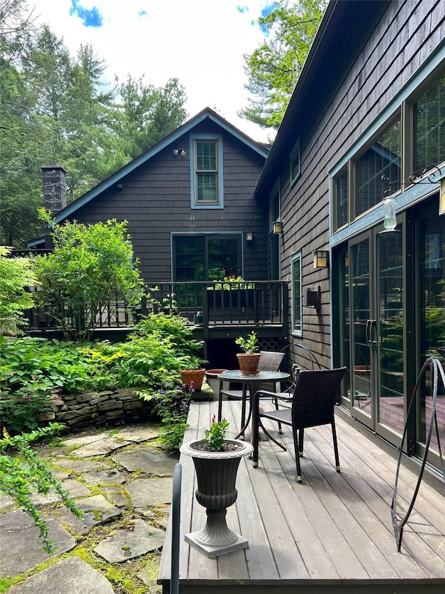 326 Pratt Hill Rd, Austerlitz, NY 12017 - view of wooden deck