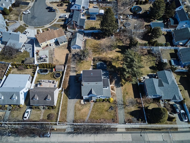 bird's eye view featuring a residential view