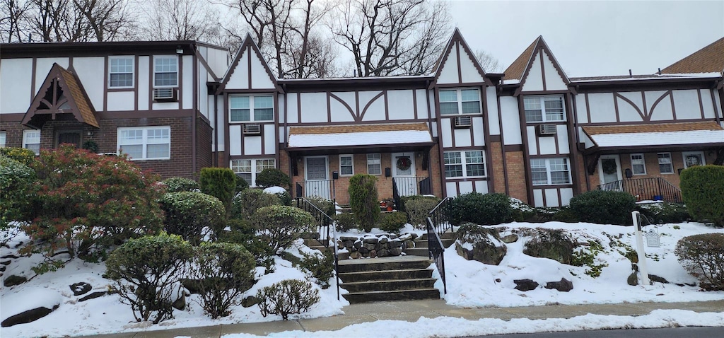 view of tudor home