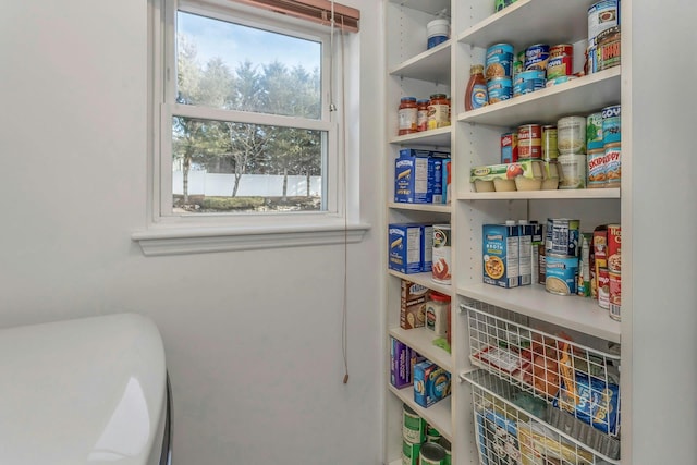 view of pantry