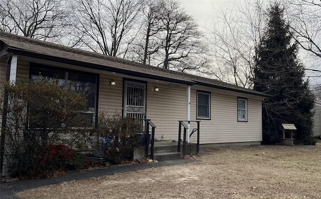 view of ranch-style house