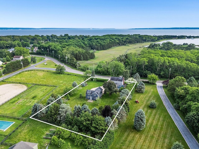 9875 Main Bayview Rd, Southold, NY 11971 - view of property location featuring property boundaries highlighted and a large body of water