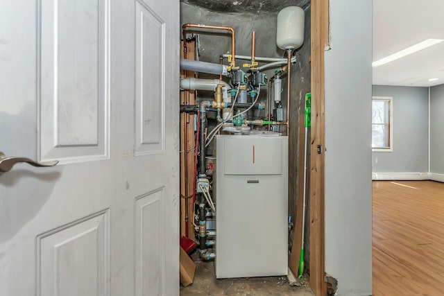 view of utility room