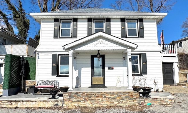 view of front of home