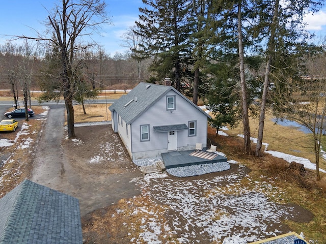 view of rear view of property