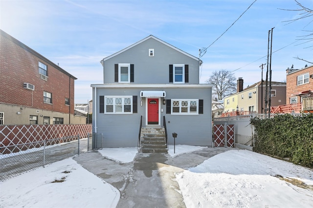 view of front of home