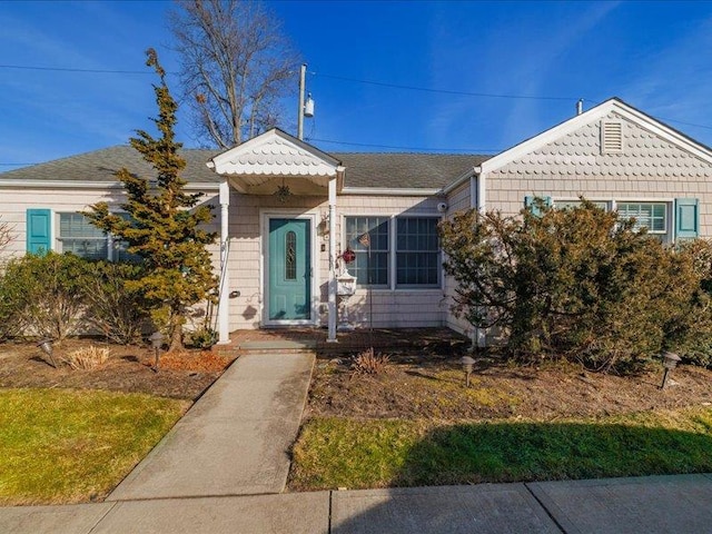 view of bungalow