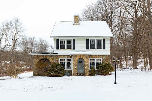 view of front of home