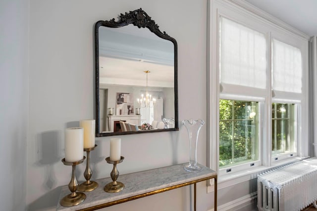 157 Merlin Ave, Sleepy Hollow, NY 10591 - detailed view of radiator and a chandelier