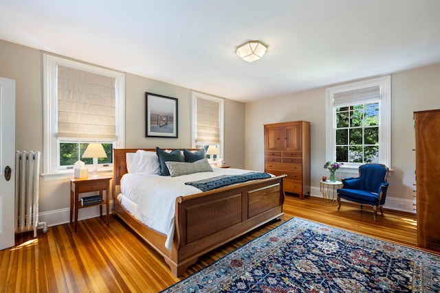 157 Merlin Ave, Sleepy Hollow, NY 10591 - bedroom featuring radiator heating unit and hardwood / wood-style floors