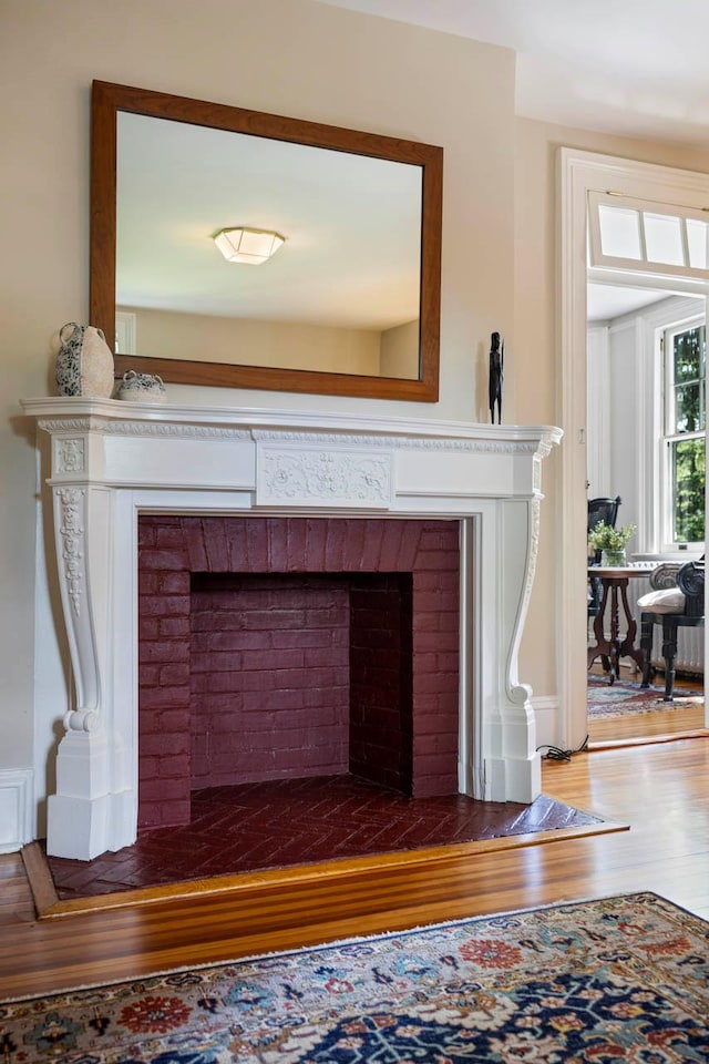 157 Merlin Ave, Sleepy Hollow, NY 10591 - detailed view of a fireplace and wood finished floors