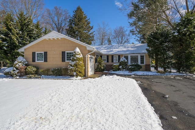 view of ranch-style home