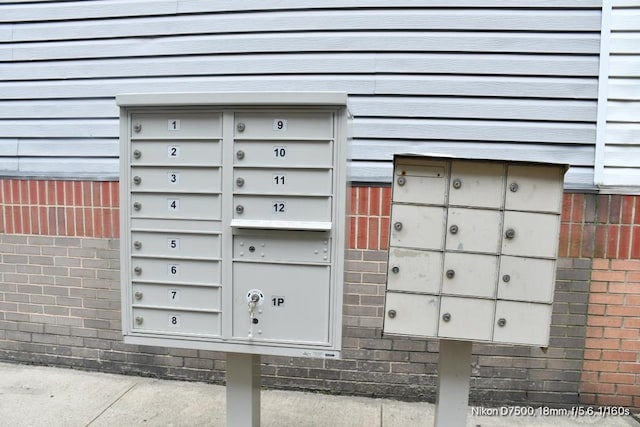 view of community with mail boxes