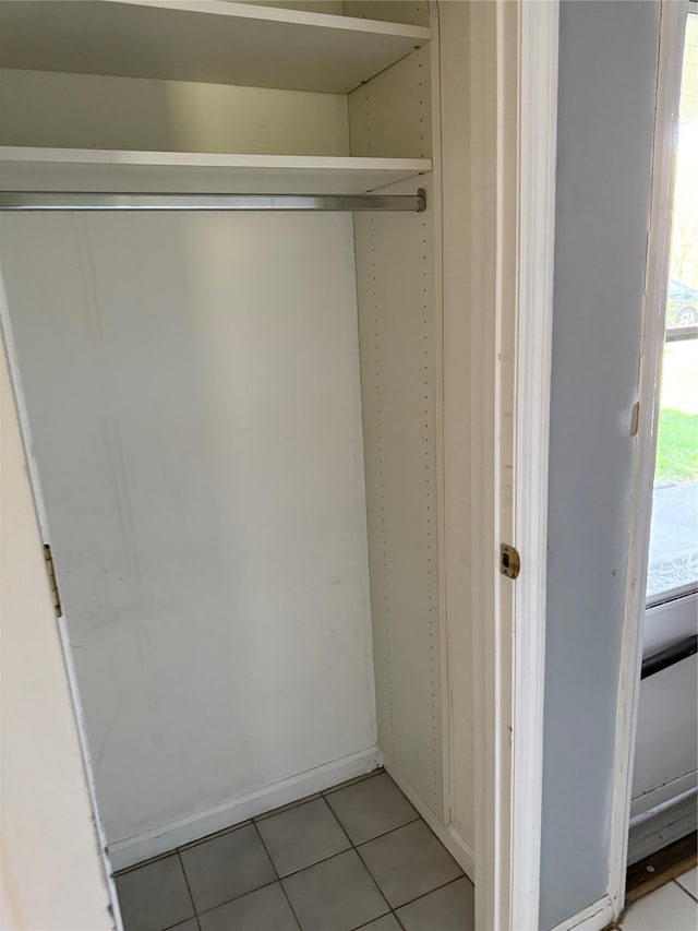 view of closet