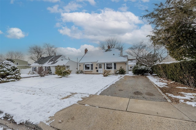 view of bungalow-style home