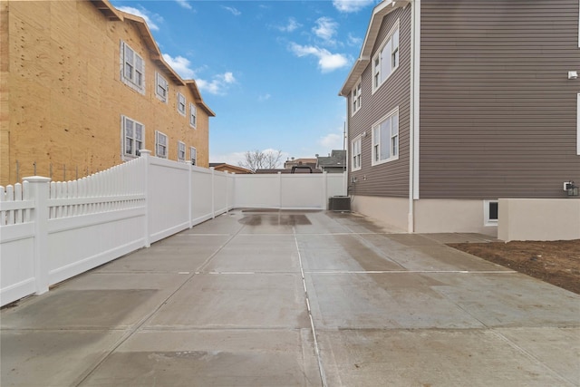 view of patio / terrace with central AC